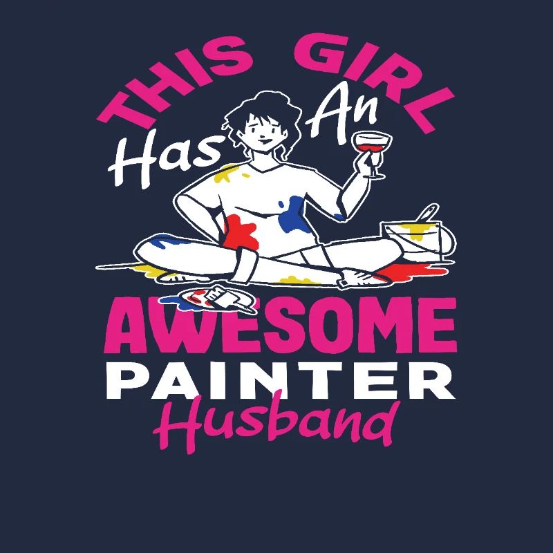 This woman has a great painter husband