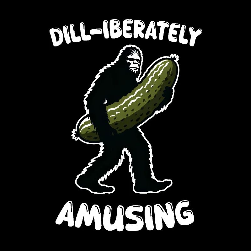 Dill-librement amusant. Cornichon Aneth Bigfoot Sasqua