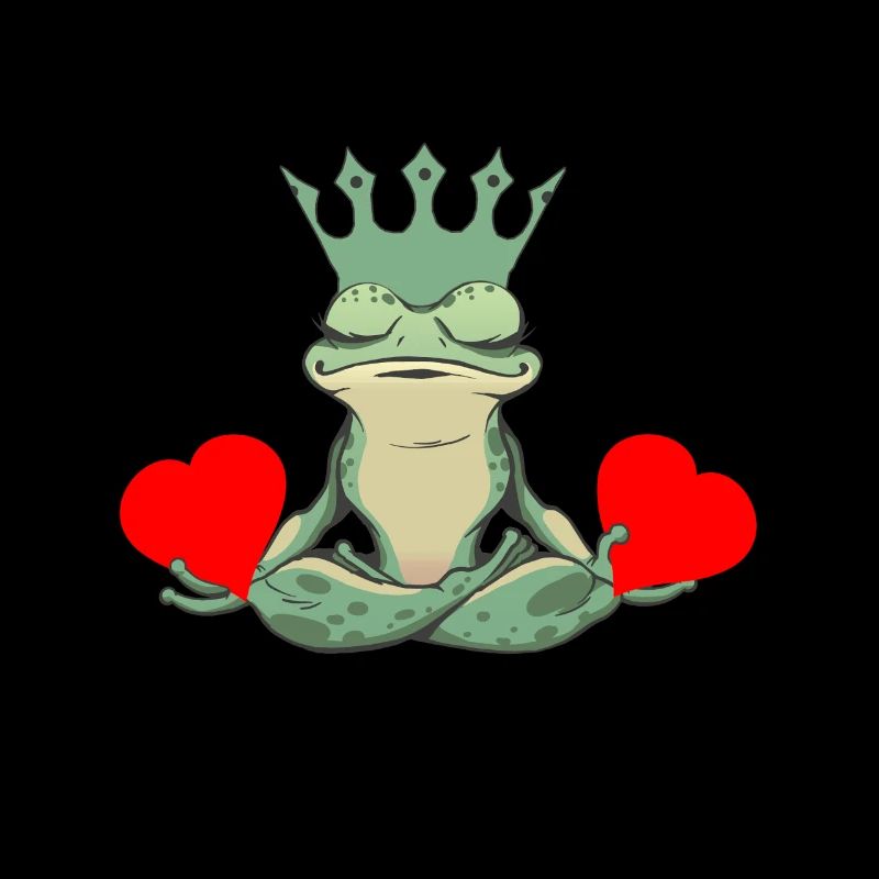 Valentine Frog Frogs Heart Toad King