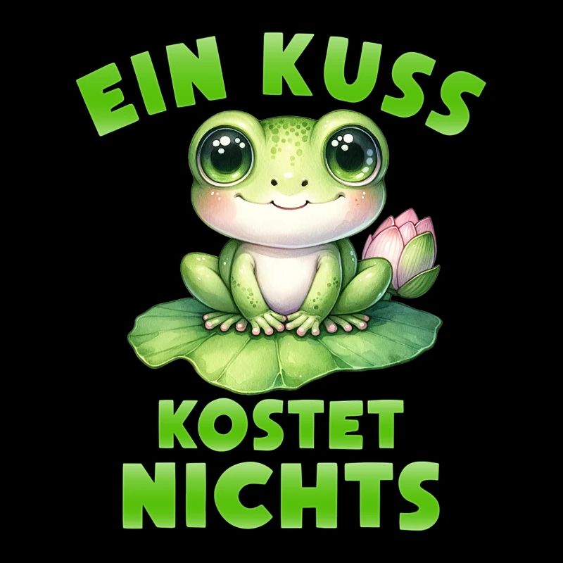 Froschkostüm EIN KUSS KOSTET NICHTS Lustiges