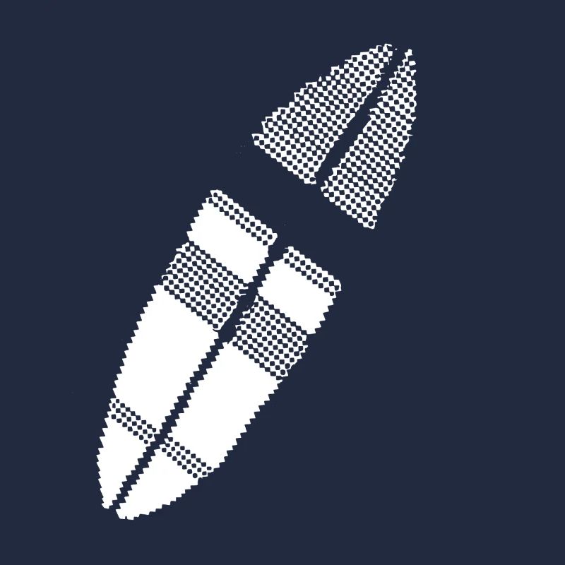 Surfboard Pixel Graphic