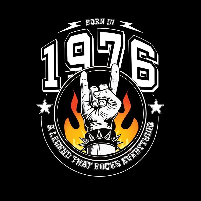 1976 Geburtstag, rockt alles