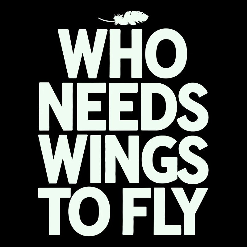 Who needs wings to fly? Vegan and