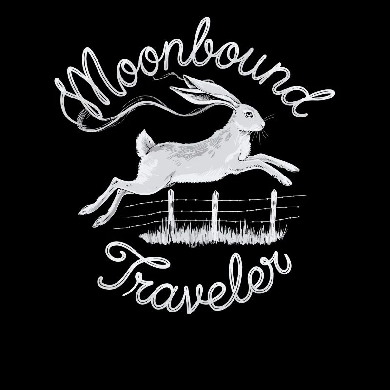 Moonbound Traveler Hase im Sprung