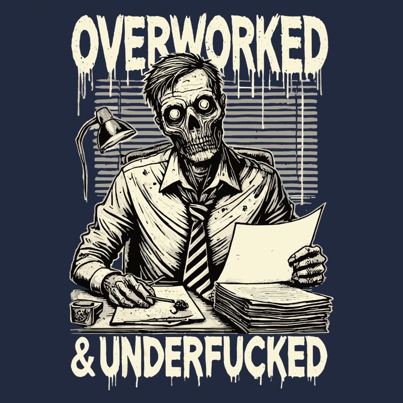 Overworked and Underfucked Zombie Office Horror