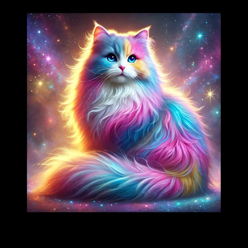 Magic Galaxy Cat in the Universe