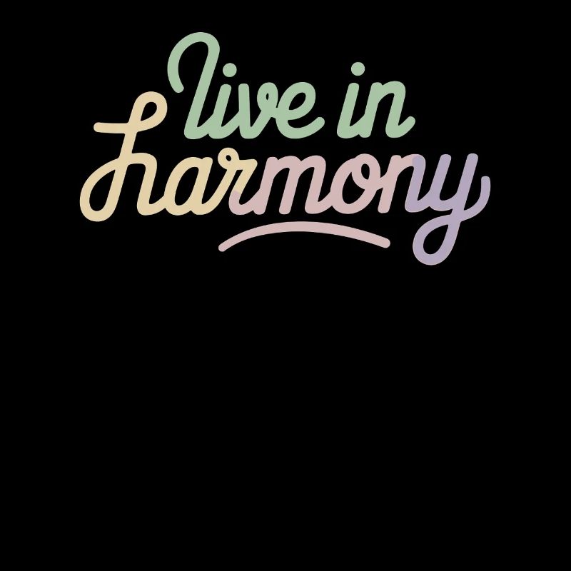Lebe In Harmonie Inspirierende