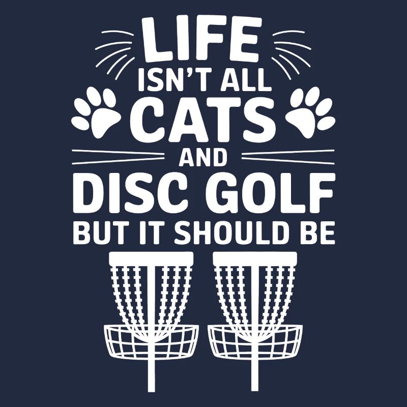 Discgolf Spruch Katzen Lustiges Discgolf Geschenk
