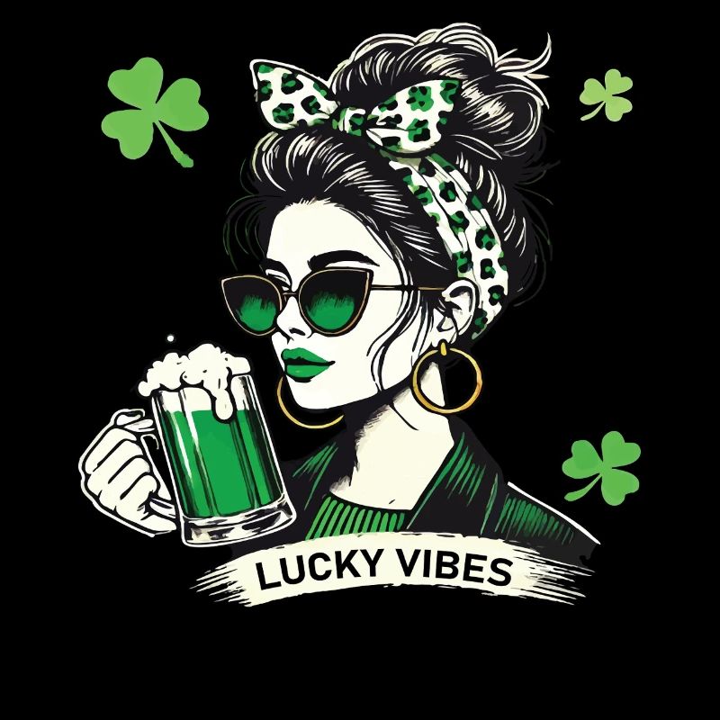 St. Patrick's Day Lucky Vibes Fashion Statement