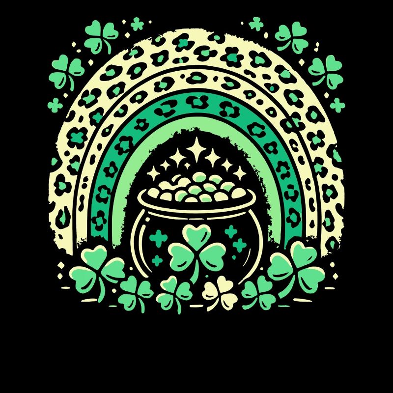 Rainbow Shamrock Magie de la Saint-Patrick