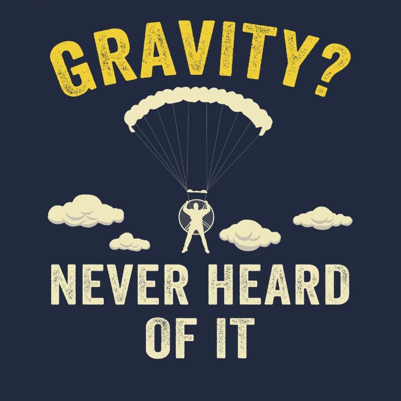 Mème hilarant de gravité de paramoteur