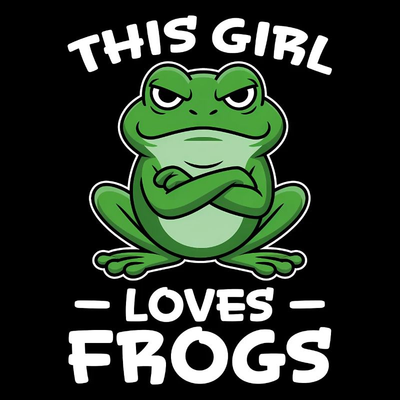 Frosch Spruch Mädchen Lustiges Frösche Geschenk
