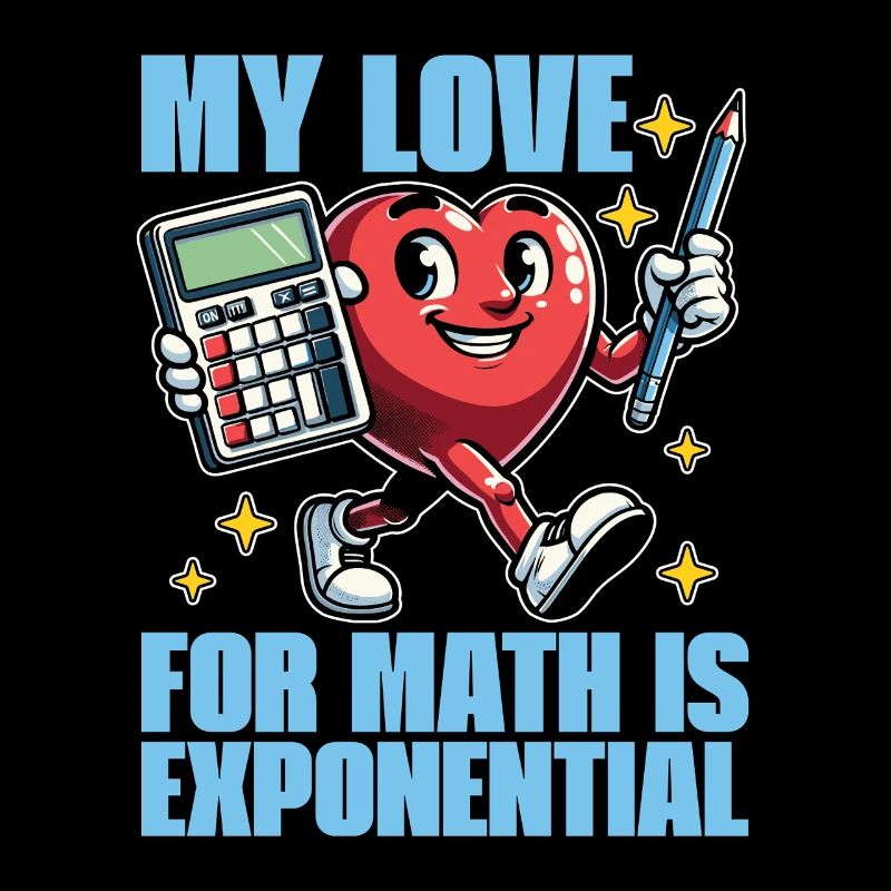 Mathématicien Mon amour pour les mathématiques est mathématique