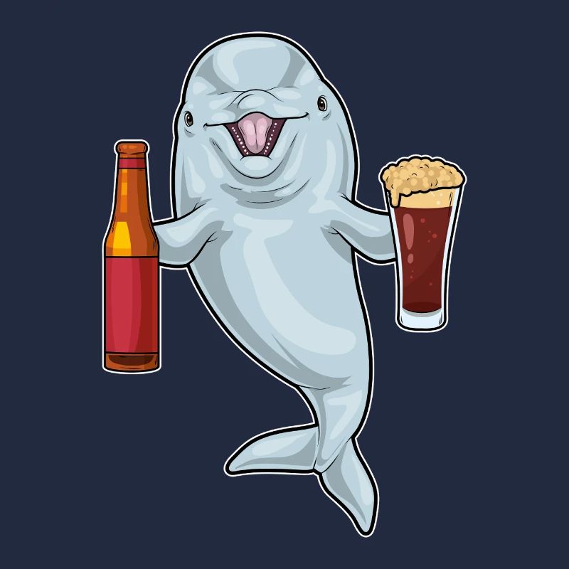 Bouteille de bière Dolphin