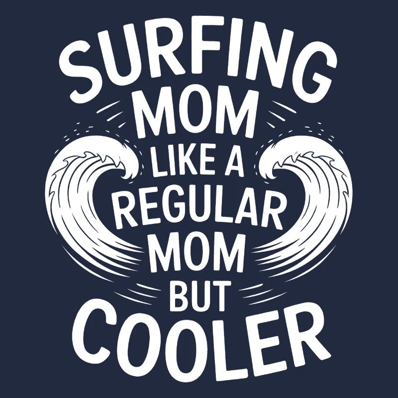 Surfing Mom Mutter Mama Lustiges Surfing Geschenk