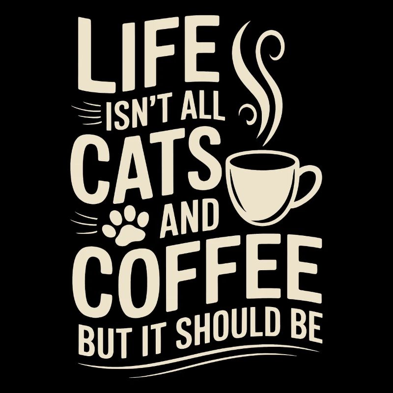 Café Dire Chats Drôle Café Cadeau