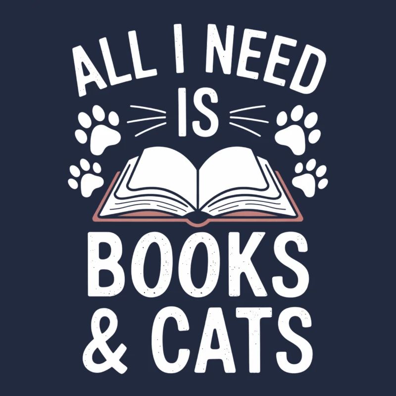 Book Reading Cat Design Kitten Saying