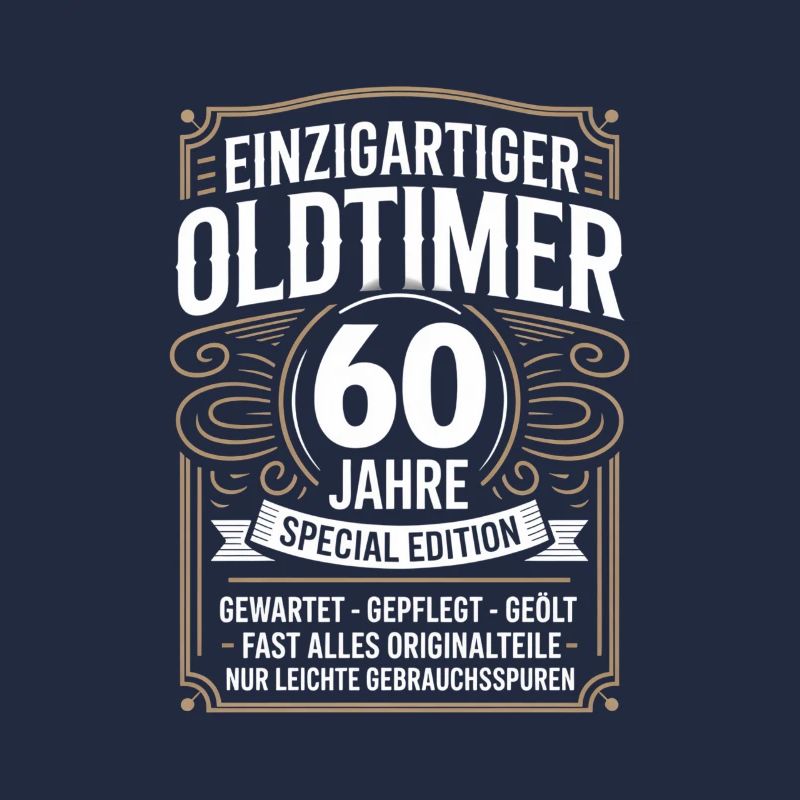 Unique classic car 60 years Special Edition