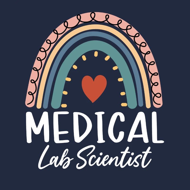 Medical Lab Scientist Boho Rainbow MLS Funny