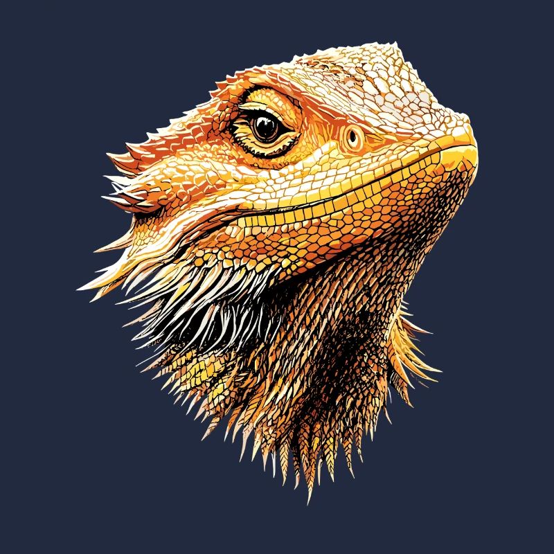 Bartagame Echse Bearded Dragon Süße Bartagamen