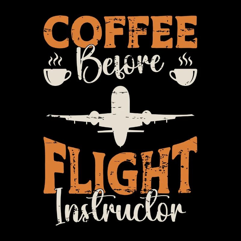 Instructeur de vol Café Ecole de pilotage Amateur de café
