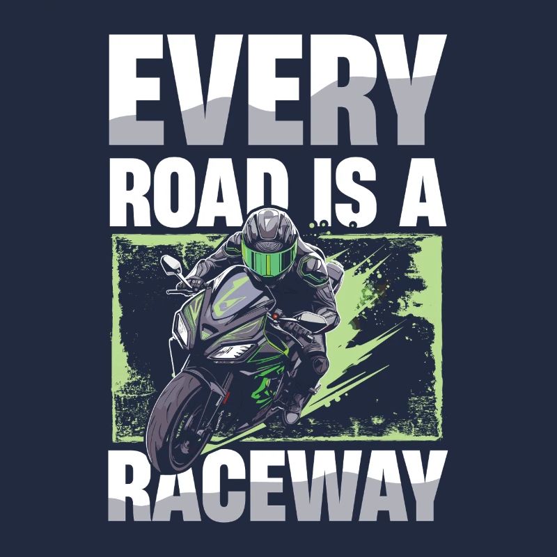 Chaque route est une piste de course Motards