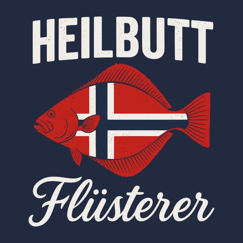 Flétan Whisperer Drapeau de la Norvège