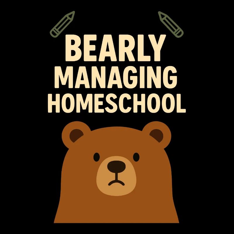 Homeschool Mom Mama Bear Homeschooling Geschenk