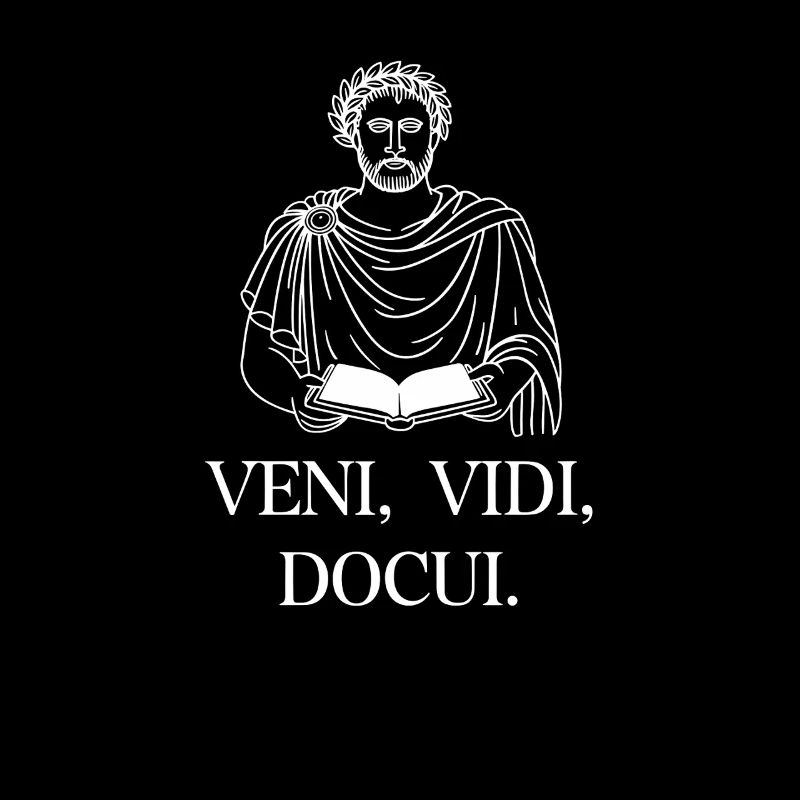 Veni Vedi Docui – Dicton latin Design