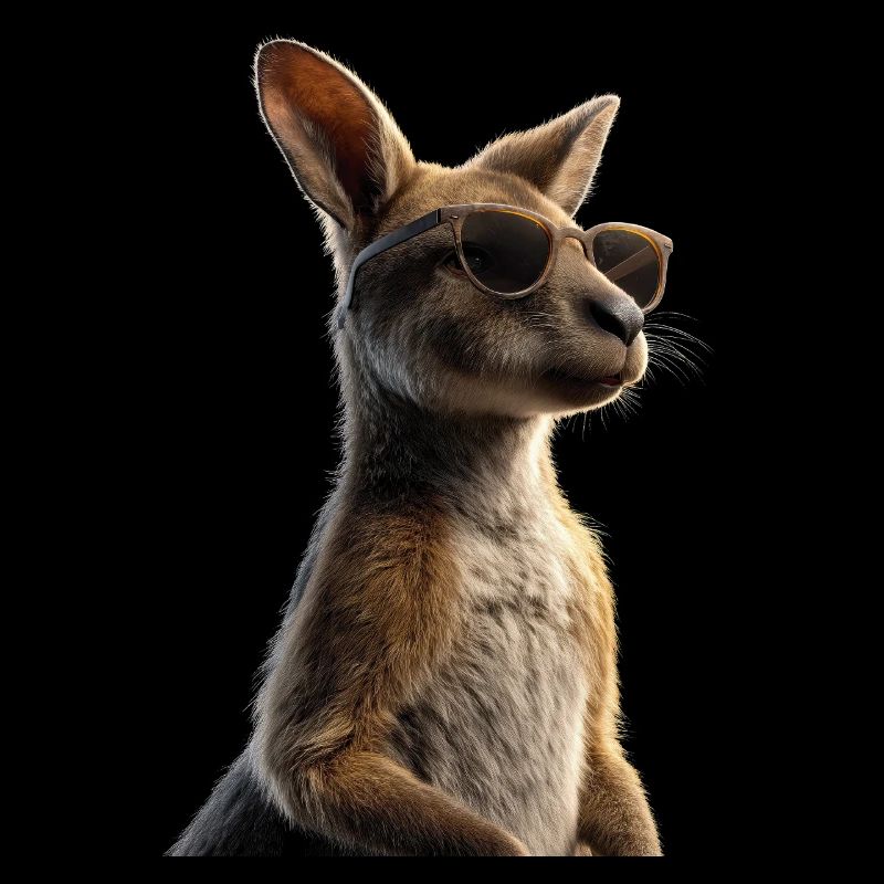 Wallaby Australie Outback Kangourou doux sauvage
