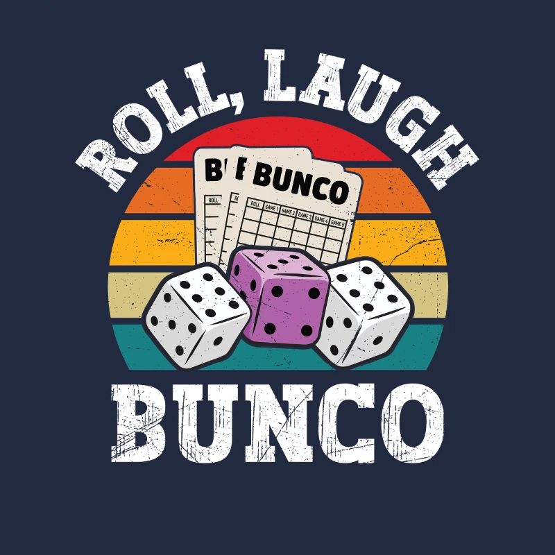 Retro Bunco Gift Bunco Shirt Dice