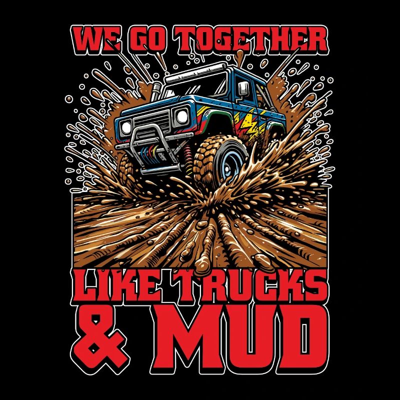 Mud Racing : nous allons ensemble comme des véhicules tout-terrain