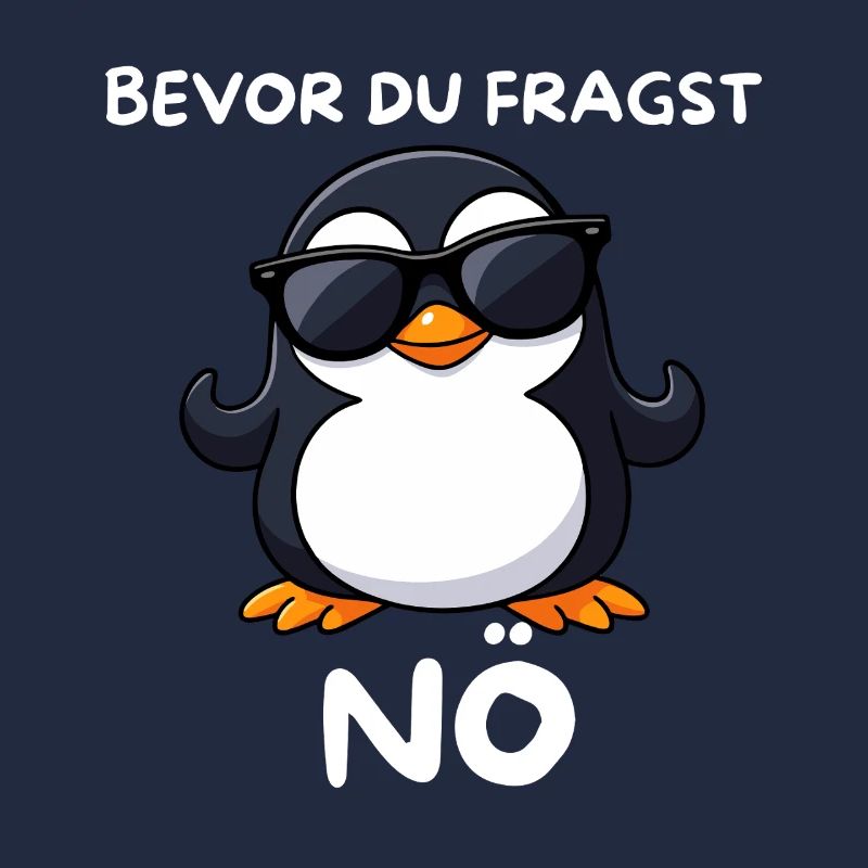 Pinguin mit Sonnenbrille NÖ