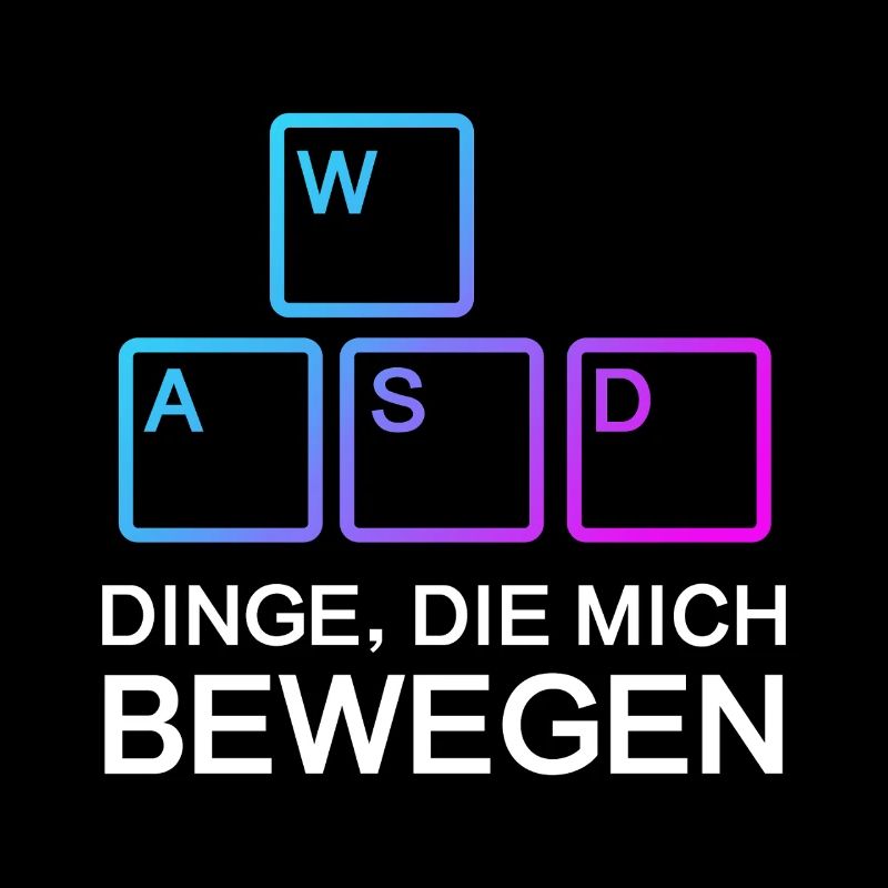WASD - Choses qui me touchent - Clavier PC de jeu