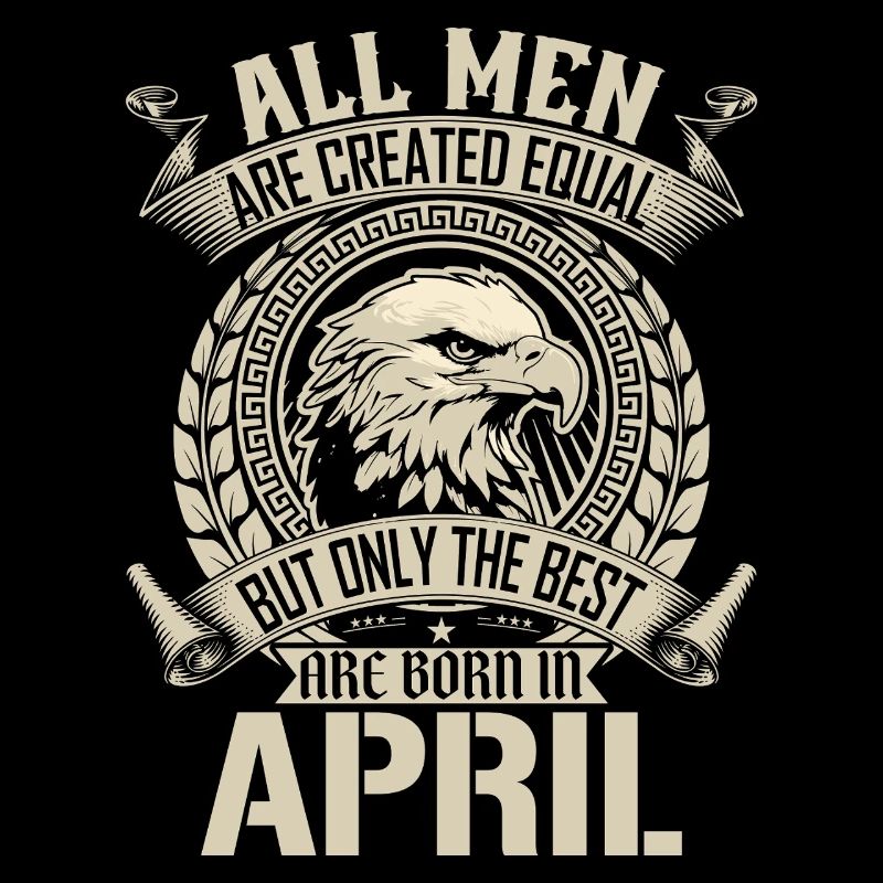 Motif du mois de naissance d'avril de Eagle Pride