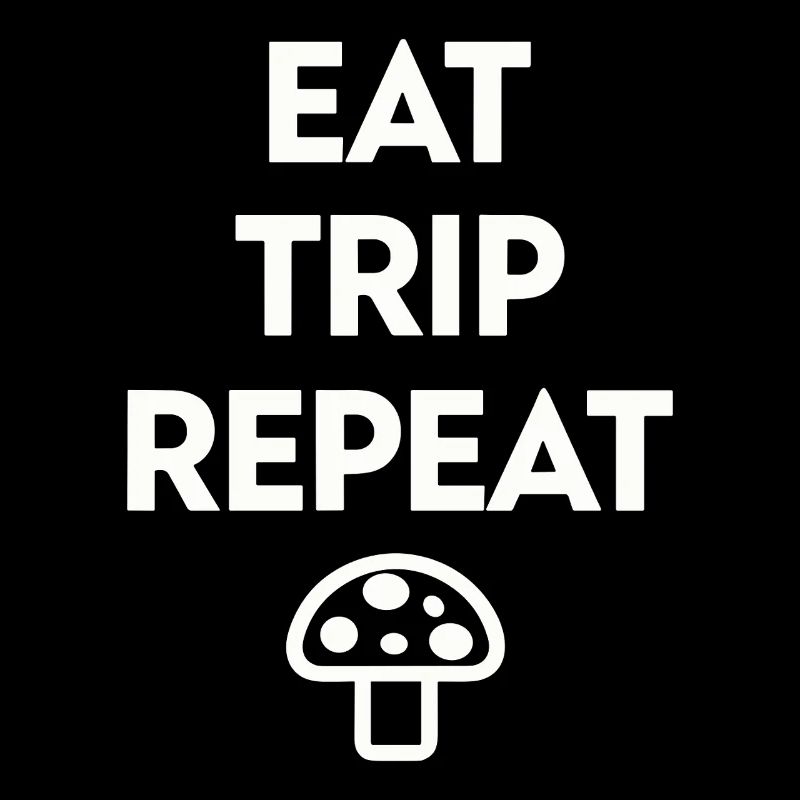 Eat Trip Repeat - Lustiger Pilz Spruch