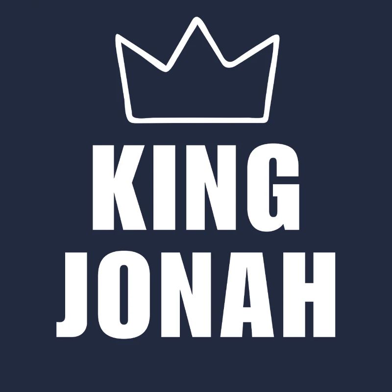 Jona Name mit Buchstabe J - King Crown Hemd