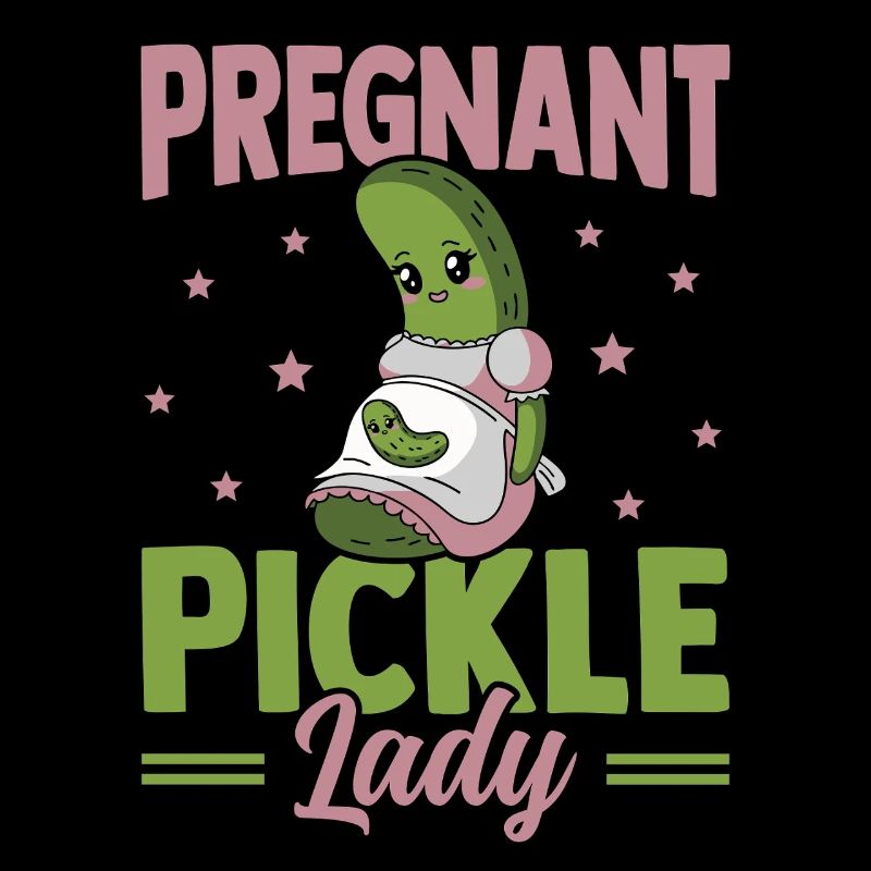 Femme Concombre Enceinte Collation Saine Bébé