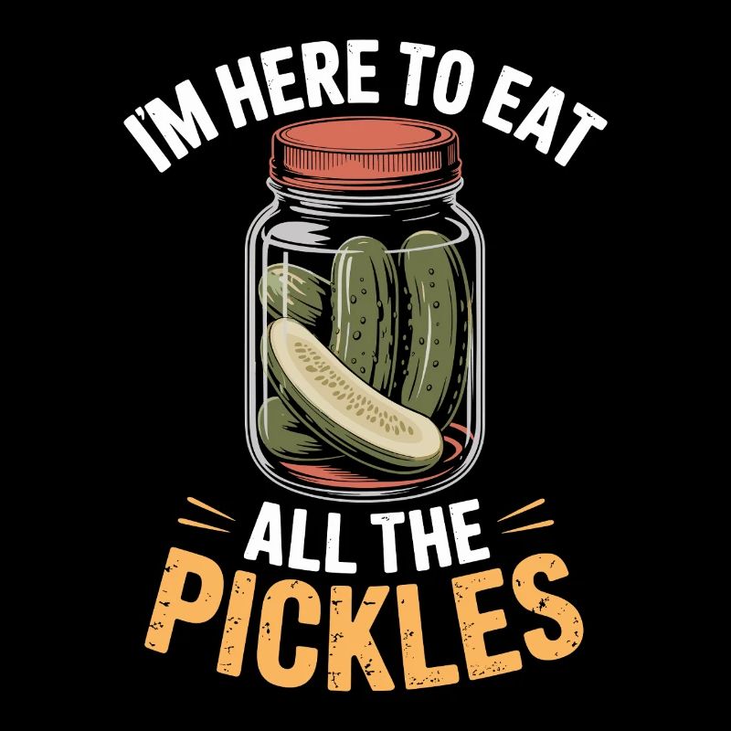 Concombres ici pour manger tous les cornichons