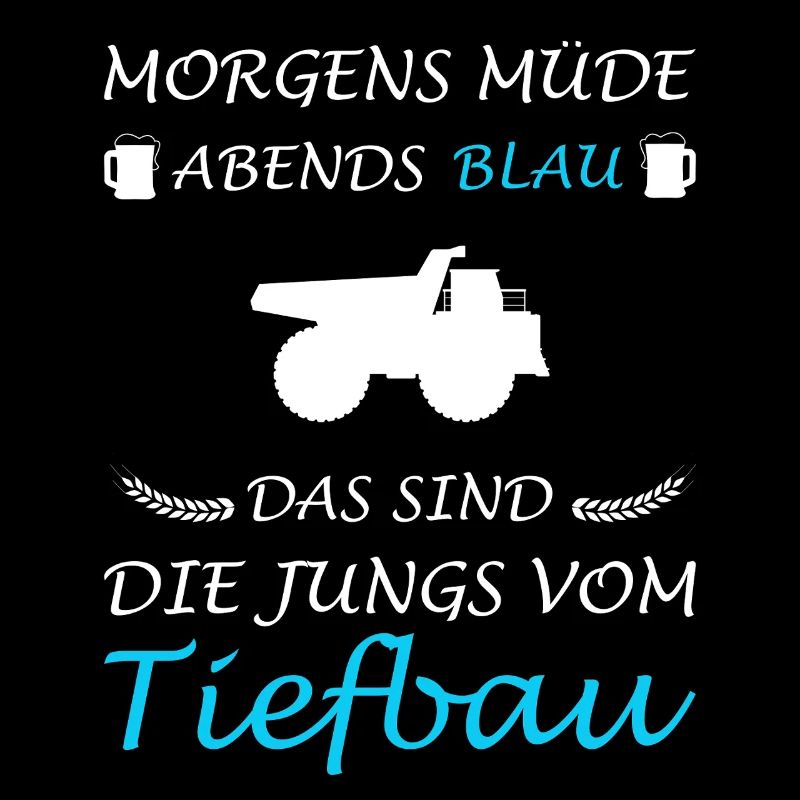 Tiefbau Tiefbauer Straßenbau Bagger Fahrer baggern
