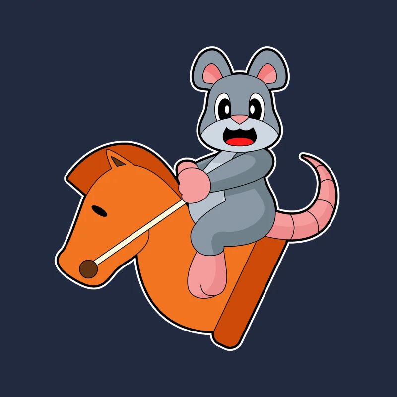 Maus Schachfigur Springer Schach