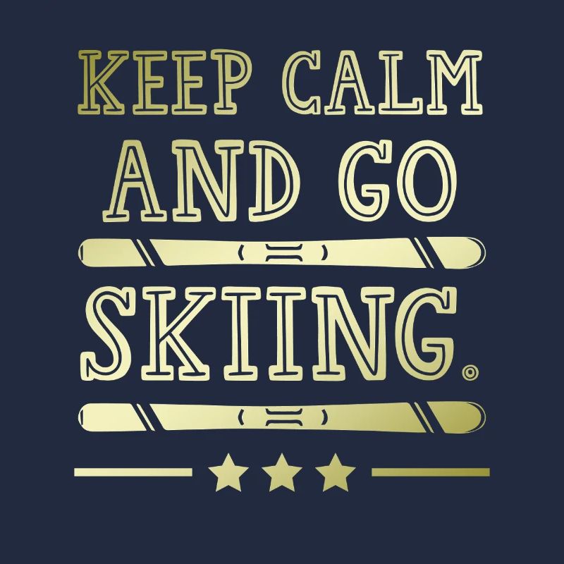 Restez calme ski