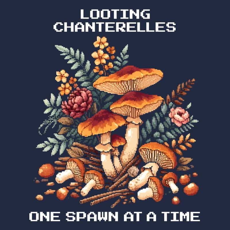 Looting chanterelles | One Spawn at a Time