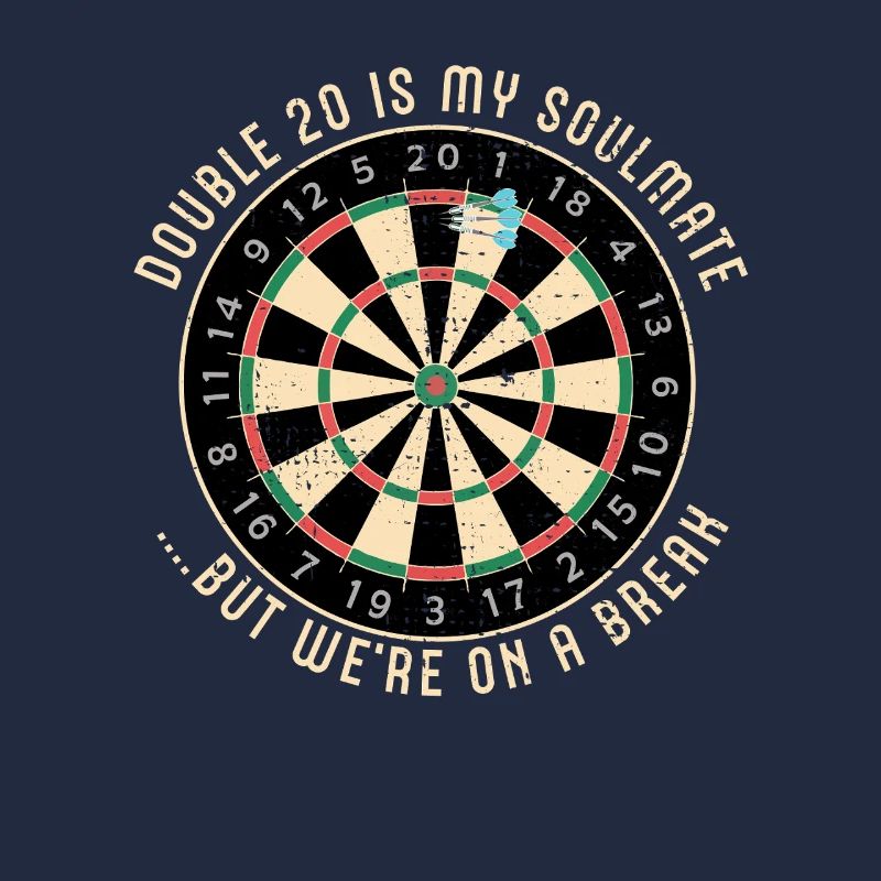 Double 20 Breakup Dartscheibe
