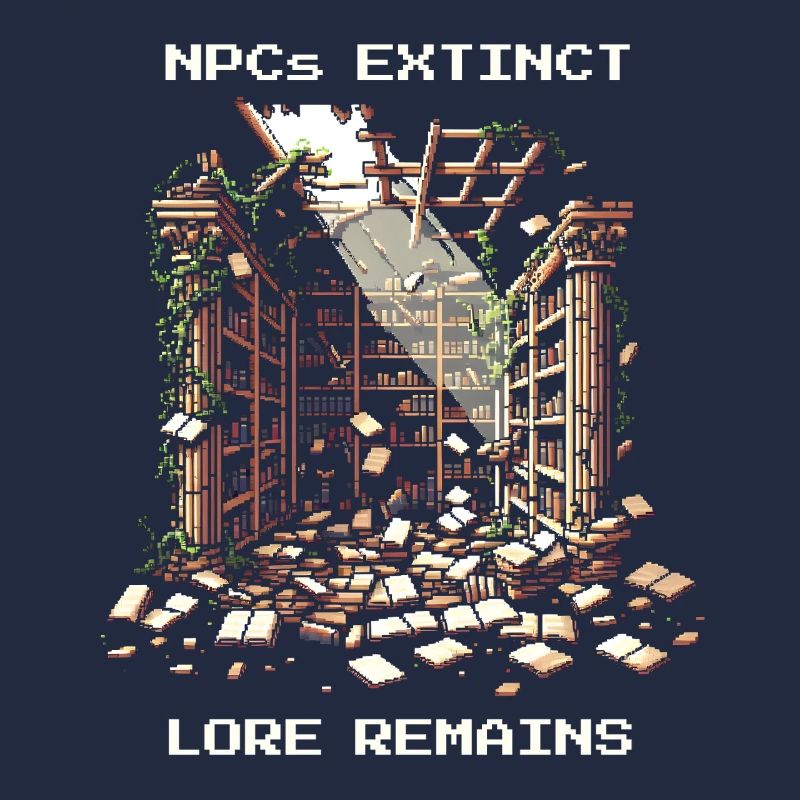 NPCs gone, lore stays | Post-apocalyptic