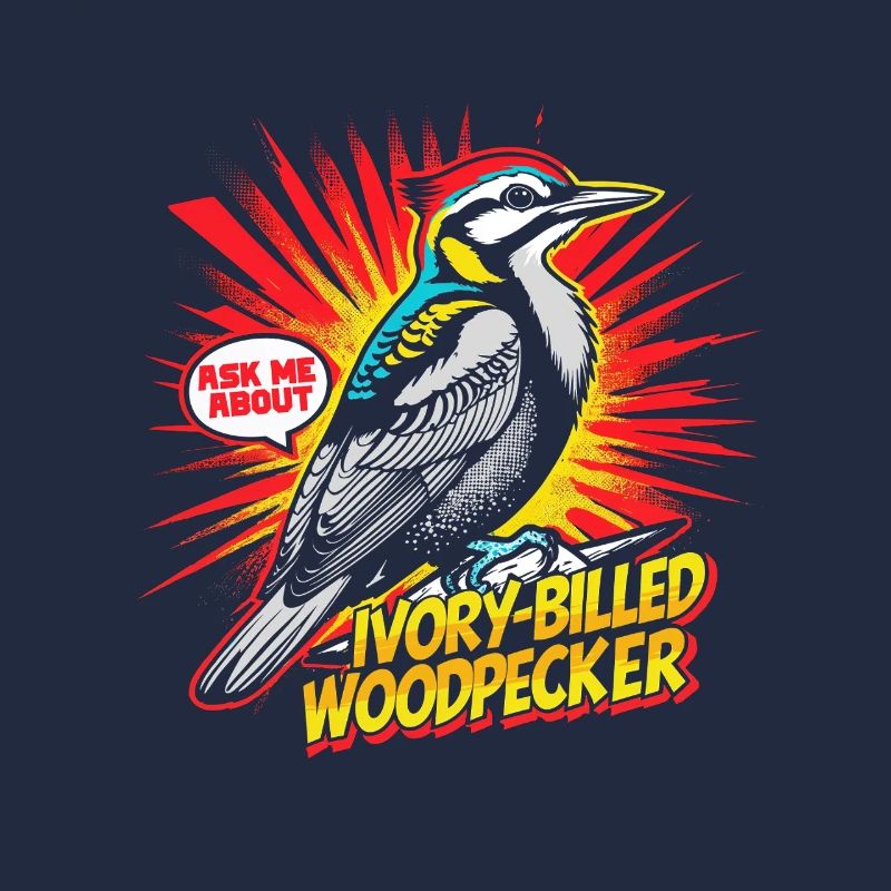 Elfenbein Specht Vogelbeobachter