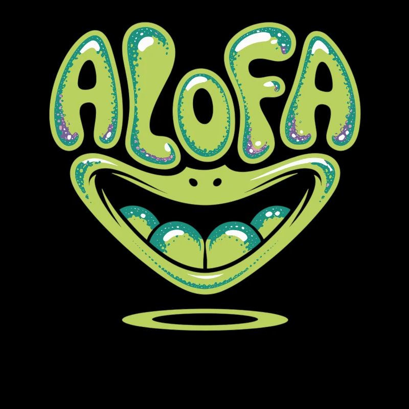 Chemise Alofa Cool Frog avec ambiance tropicale