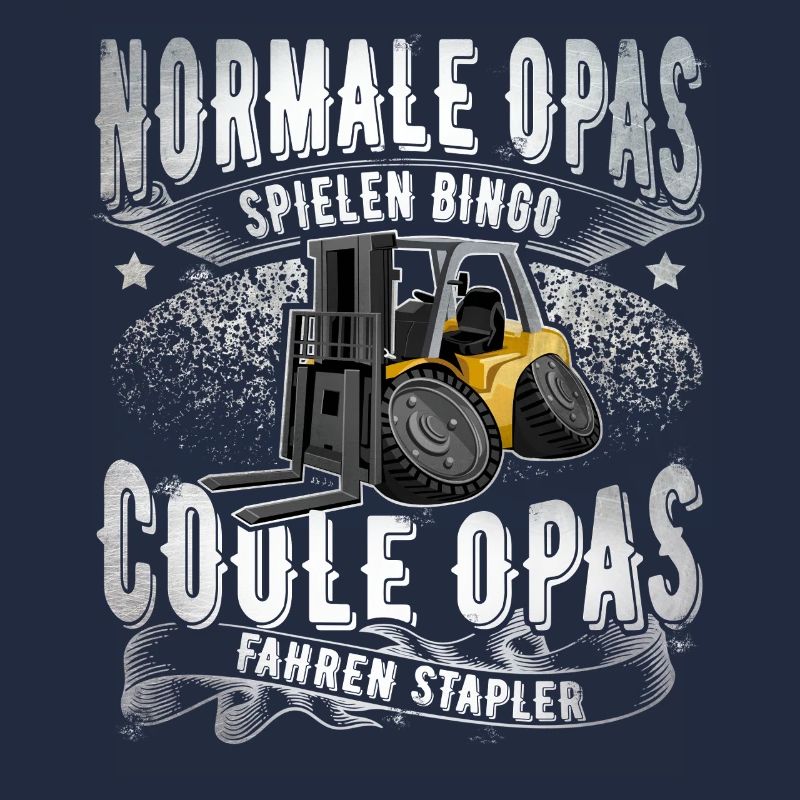 Staplerfahrer Opa
