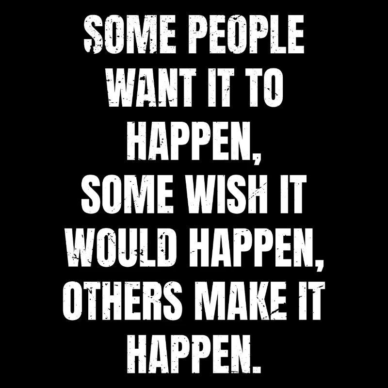 some people want it to happen some wish it would
