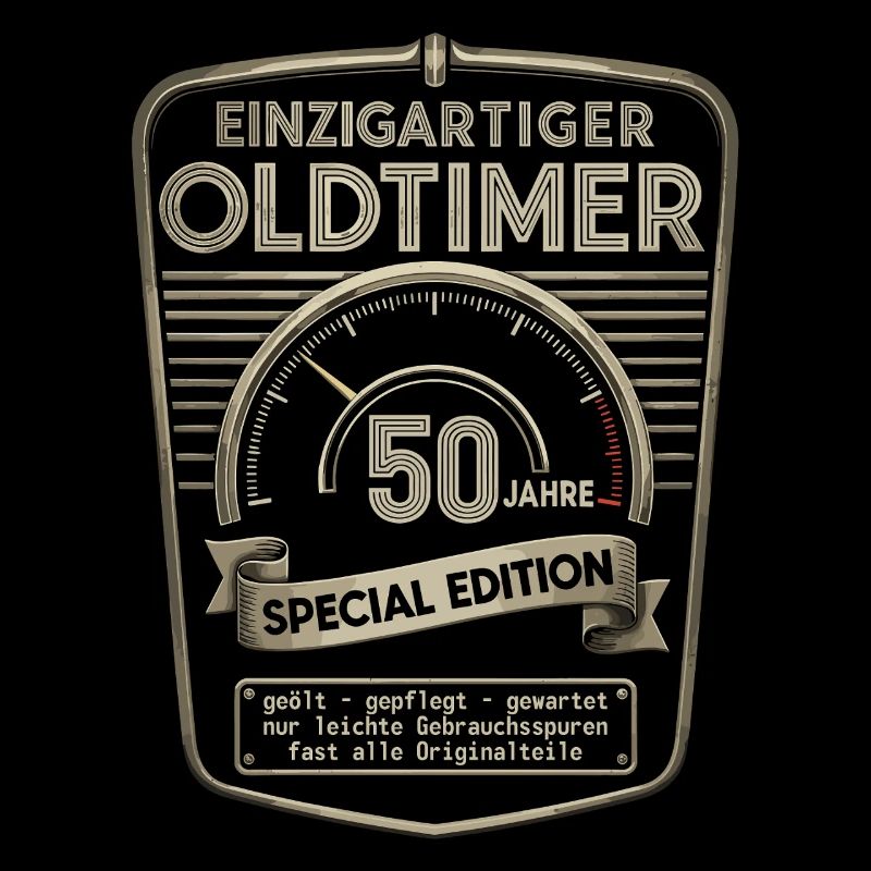 50. Geburtstag 50er 50ter 50 Jahre Oldtimer